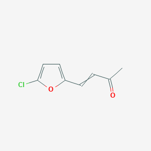 molecular formula C8H7ClO2 B7895195 4-(5-Chlorofuran-2-yl)but-3-en-2-one 
