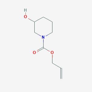 molecular formula C9H15NO3 B7895220 Prop-2-en-1-yl 3-hydroxypiperidine-1-carboxylate 