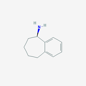 molecular formula C11H15N B7895256 (R)-6,7,8,9-Tetrahydro-5H-benzocyclohepten-5-ylamine 
