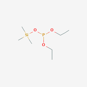 molecular formula C7H19O3PSi B078955 二乙基三甲基硅基磷酸酯 CAS No. 13716-45-5