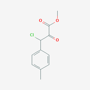 molecular formula C11H11ClO3 B7895904 Methyl 3-chloro-2-oxo-3-(p-tolyl)propanoate 