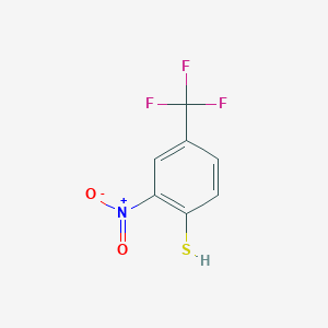 molecular formula C7H4F3NO2S B078960 2-硝基-4-(三氟甲基)苯硫醇 CAS No. 14371-82-5
