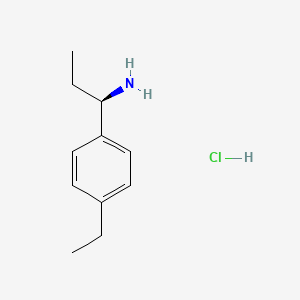 B7896722 (R)-1-(4-Ethylphenyl)propan-1-amine hydrochloride CAS No. 1032156-97-0