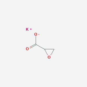 molecular formula C3H3KO3 B7896780 potassium;oxirane-2-carboxylate 