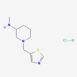 molecular formula C10H18ClN3S B7897201 Methyl-(1-thiazol-5-ylmethyl-piperidin-3-yl)-amine hydrochloride 