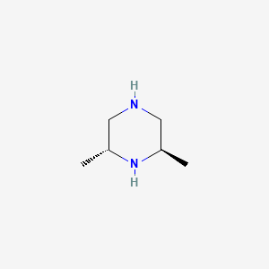 molecular formula C6H14N2 B7897248 (2R,6R)-2,6-dimethylpiperazine CAS No. 21655-49-2