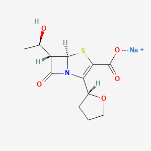 molecular formula C12H14NNaO5S B7897665 Faropenem sodium hydrate 