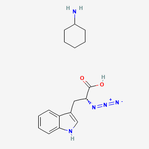 molecular formula C17H23N5O2 B7897744 D-azidotryptophan CHA salt 