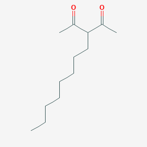 molecular formula C13H24O2 B078981 3-Octylpentane-2,4-dione CAS No. 13195-73-8