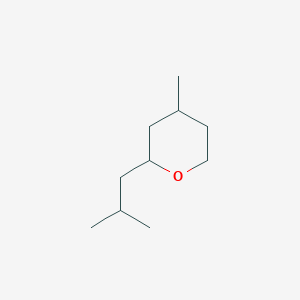 2H-Pyran, tetrahydro-4-methyl-2-(2-methylpropyl)-