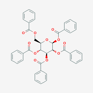 molecular formula C41H32O11 B078987 1,2,3,4,6-PENTA-O-BENZOYL-beta-D-GLUCOPYRANOSE CAS No. 14679-57-3