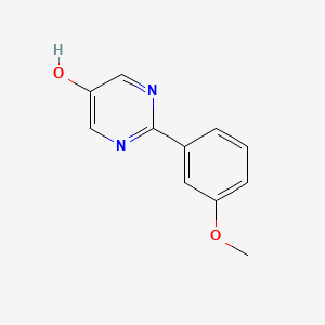 molecular formula C11H10N2O2 B7899504 2-(3-Methoxyphenyl)pyrimidin-5-ol 