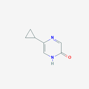 molecular formula C7H8N2O B7899593 5-Cyclopropylpyrazin-2-ol 