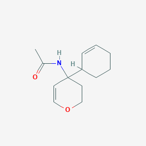 molecular formula C13H19NO2 B7899666 N-(Tetrahydro-4-phenyl-2H-pyran-4-yl)acetamide 