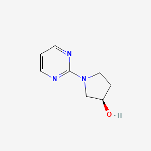 molecular formula C8H11N3O B7899705 (R)-1-Pyrimidin-2-yl-pyrrolidin-3-ol 