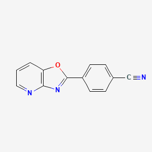 4-(Oxazolo[4,5-b]pyridine-2-yl)benzonitrile