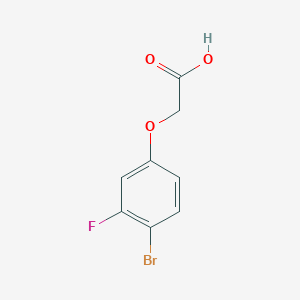 2-(4-Bromo-3-fluorophenoxy)acetic acid