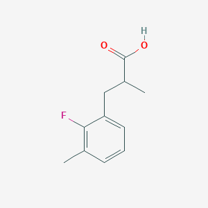 3-(2-Fluoro-3-methylphenyl)-2-methylpropanoic acid