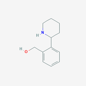 [2-(Piperidin-2-yl)phenyl]methanol