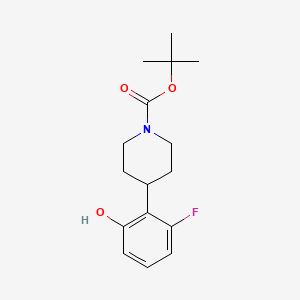 Tert-butyl 4-(2-fluoro-6-hydroxyphenyl)piperidine-1-carboxylate