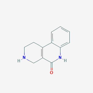molecular formula C12H12N2O B7900381 1H,2H,3H,4H,5H,6H-Benzo[c]2,7-naphthyridin-5-one 