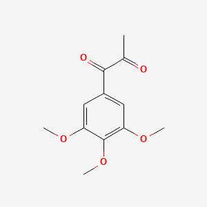 molecular formula C12H14O5 B7900495 1-(3,4,5-Trimethoxyphenyl)propane-1,2-dione 