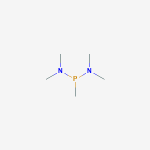 molecular formula C5H15N2P B079009 Bis(dimethylamino)methylphosphine CAS No. 14937-39-4