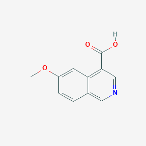 molecular formula C11H9NO3 B7900906 6-Methoxyisoquinoline-4-carboxylic acid 