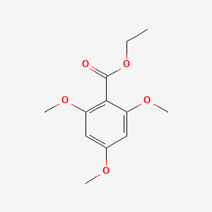 molecular formula C12H16O5 B7900928 Ethyl 2,4,6-trimethoxybenzoate 