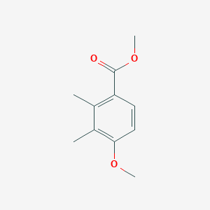 molecular formula C11H14O3 B7900970 Methyl 4-methoxy-2,3-dimethylbenzoate 