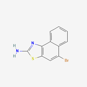 molecular formula C11H7BrN2S B7900996 5-Bromobenzo[e][1,3]benzothiazol-2-amine 