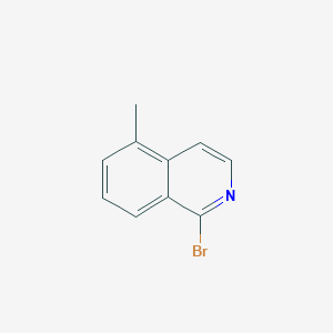 molecular formula C10H8BrN B7901010 1-Bromo-5-methylisoquinoline 