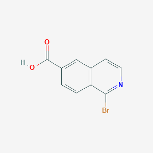 molecular formula C10H6BrNO2 B7901011 1-Bromoisoquinoline-6-carboxylic acid 
