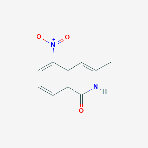 molecular formula C10H8N2O3 B7901031 3-methyl-5-nitro-2H-isoquinolin-1-one 