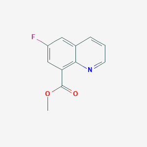 molecular formula C11H8FNO2 B7901130 Methyl 6-fluoroquinoline-8-carboxylate CAS No. 1368396-99-9