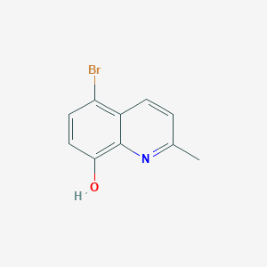 molecular formula C10H8BrNO B7901169 5-Bromo-2-methylquinolin-8-ol CAS No. 24263-94-3