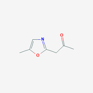 molecular formula C7H9NO2 B7901329 1-(5-Methyloxazol-2-yl)propan-2-one 