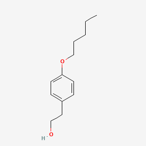 molecular formula C13H20O2 B7901729 4-n-Pentoxyphenethyl alcohol CAS No. 500548-00-5