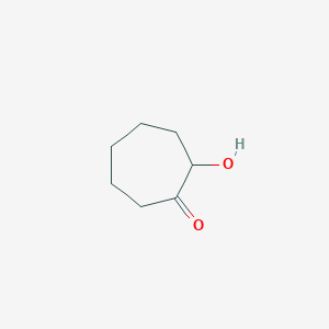 molecular formula C7H12O2 B7901807 2-Hydroxycycloheptan-1-one 