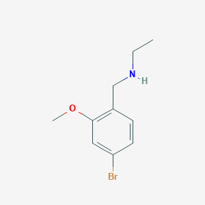 molecular formula C10H14BrNO B7901936 (4-Bromo-2-methoxy-benzyl)-ethyl-amine 
