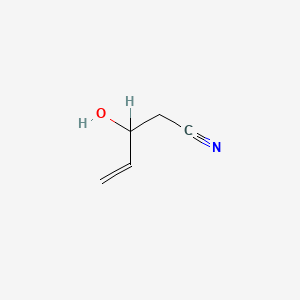 molecular formula C5H7NO B7902142 3-hydroxypent-4-enenitrile CAS No. 7451-85-6