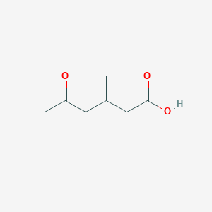 3,4-Dimethyl-5-oxohexanoic acid