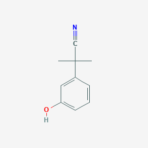 2-(3-Hydroxyphenyl)-2-methylpropanenitrile