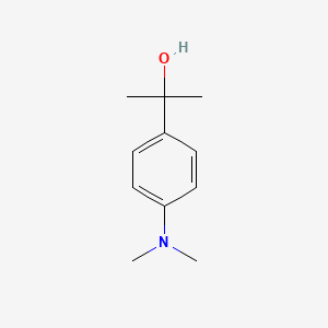 molecular formula C11H17NO B7902426 2-[4-(Dimethylamino)phenyl]-2-propanol 