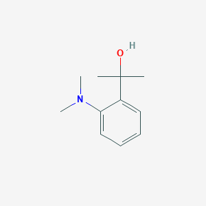 molecular formula C11H17NO B7902433 2-[2-(Dimethylamino)phenyl]-2-propanol 