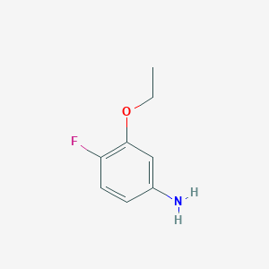 molecular formula C8H10FNO B7902538 3-Ethoxy-4-fluoro-phenylamine 