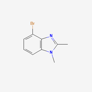 molecular formula C9H9BrN2 B7902700 4-Bromo-1,2-dimethyl-1H-benzo[d]imidazole 