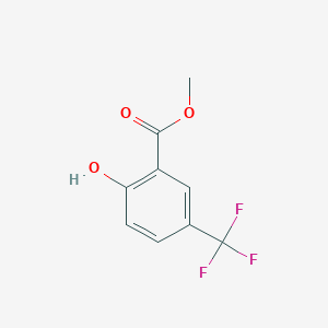 molecular formula C9H7F3O3 B7902787 Methyl 2-hydroxy-5-(trifluoromethyl)benzoate 