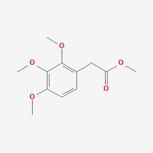 molecular formula C12H16O5 B7902808 METHYL-2,3,4-TRIMETHOXYPHENYLACETATE 