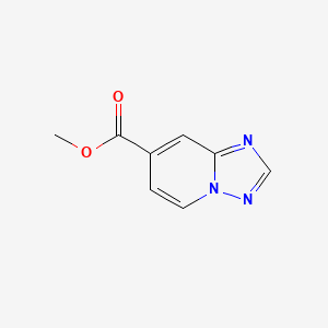 molecular formula C8H7N3O2 B7902866 Methyl [1,2,4]triazolo[1,5-A]pyridine-7-carboxylate CAS No. 1005205-51-5